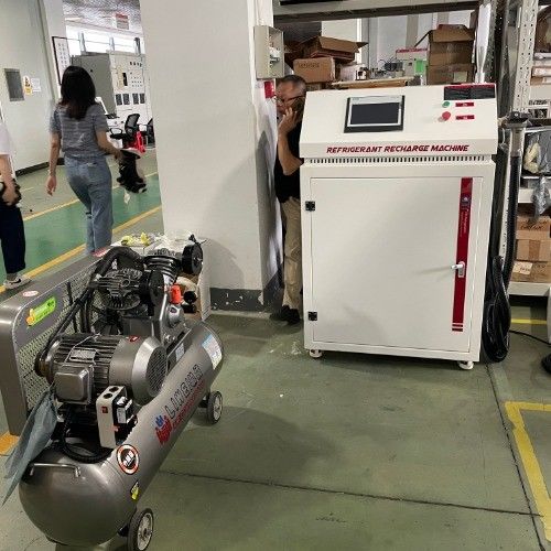 R32 R600 R410A Auto Refrigerant Charging Station Gas Injection System