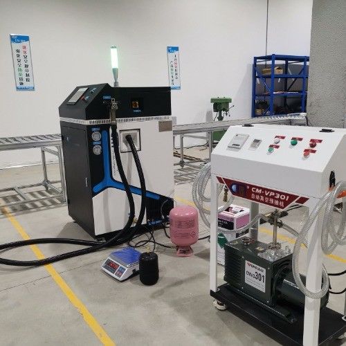 Dual System R22 R410a Freon Charger For Refrigerator Assembly Line