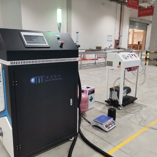 Dual System R22 R410a Freon Charger For Refrigerator Assembly Line