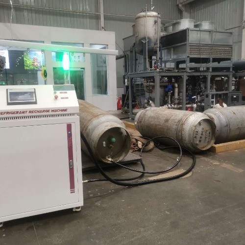 Water Dispenser Gas Charging Device Auto Refrigerant Charging Station