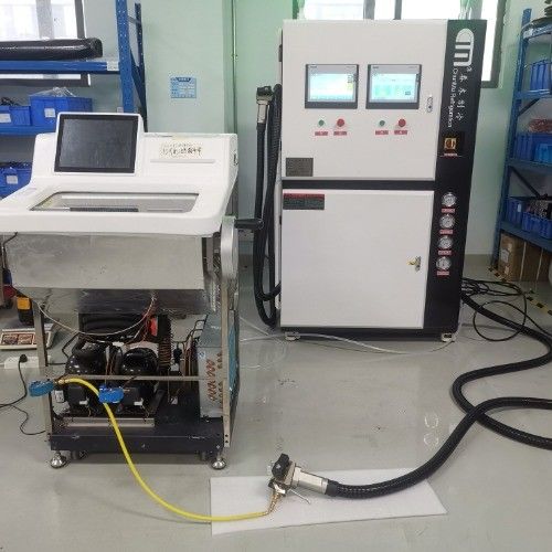 R22 R410a Auto Freon Gas Filling System With CM8600 R32 Refrigerant Charging